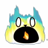 Емодзі Flamy Cat Emoji 😱