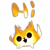 Емодзі Flamy Cat Emoji 👋