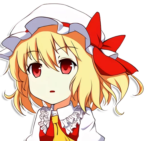 the most kawaii stickers in the world (Flandre) emoji 😕