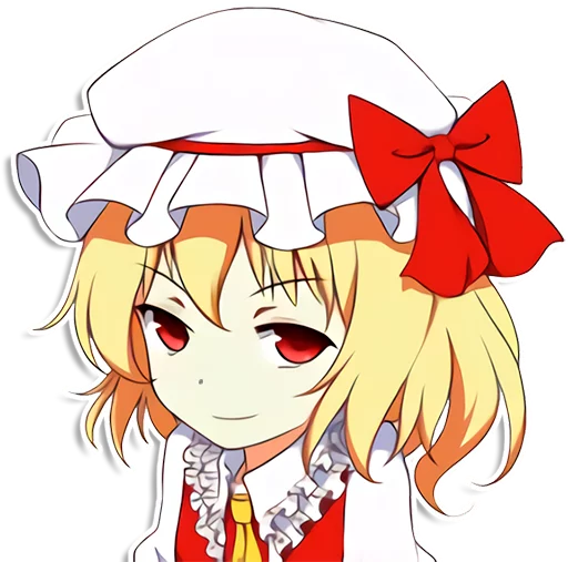 Стікер Telegram «the most kawaii stickers in the world (Flandre)» 😏