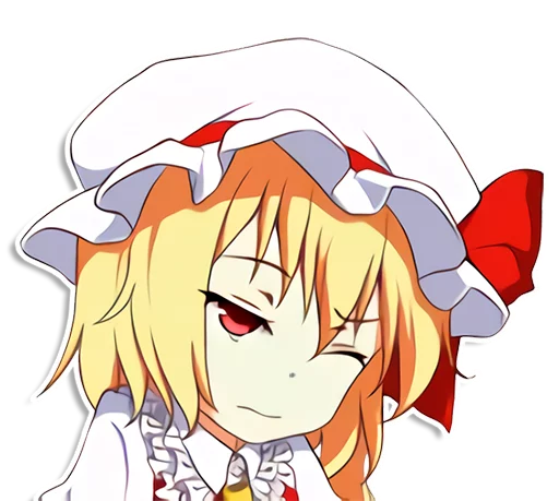 Стікер Telegram «the most kawaii stickers in the world (Flandre)» 😲