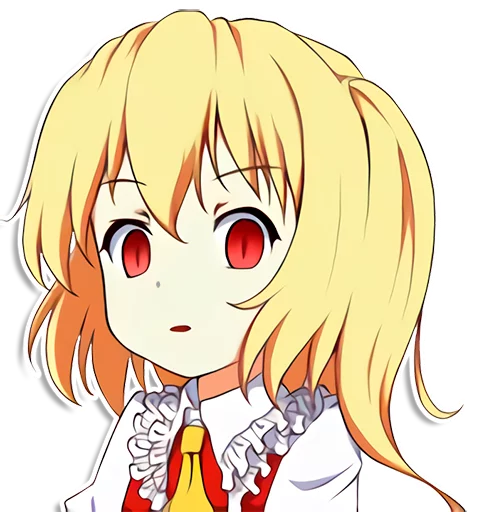 Стікер Telegram «the most kawaii stickers in the world (Flandre)» 😯