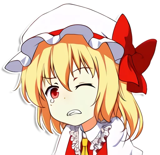 Емодзі the most kawaii stickers in the world (Flandre) 😥