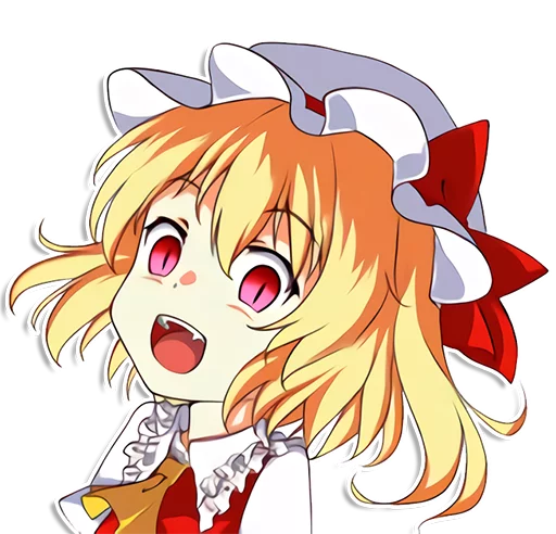 the most kawaii stickers in the world (Flandre) emoji 😃