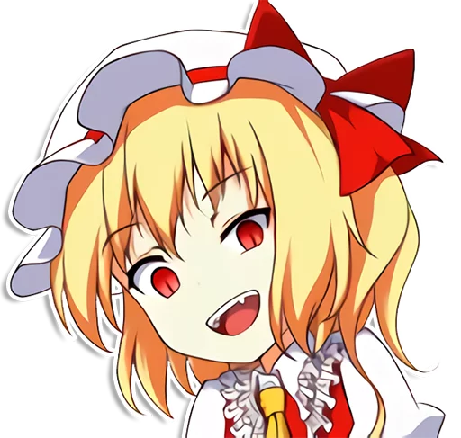 Стікер Telegram «the most kawaii stickers in the world (Flandre)» 😀