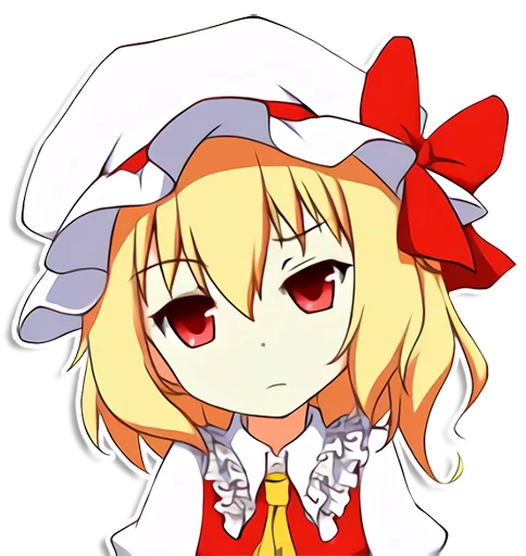 Емодзі the most kawaii stickers in the world (Flandre) 😕