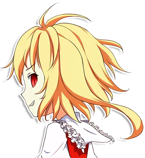 Стикер the most kawaii stickers in the world (Flandre) 😏