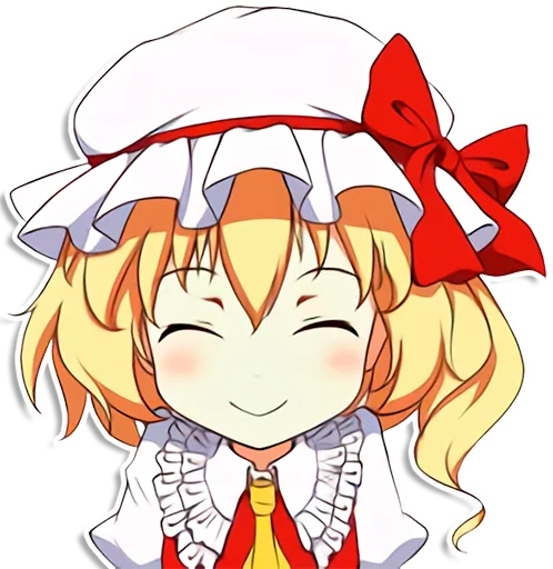 Емодзі the most kawaii stickers in the world (Flandre) 😊