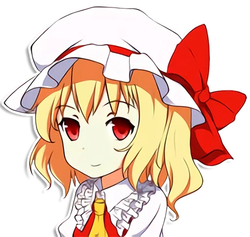 the most kawaii stickers in the world (Flandre) stiker 😀