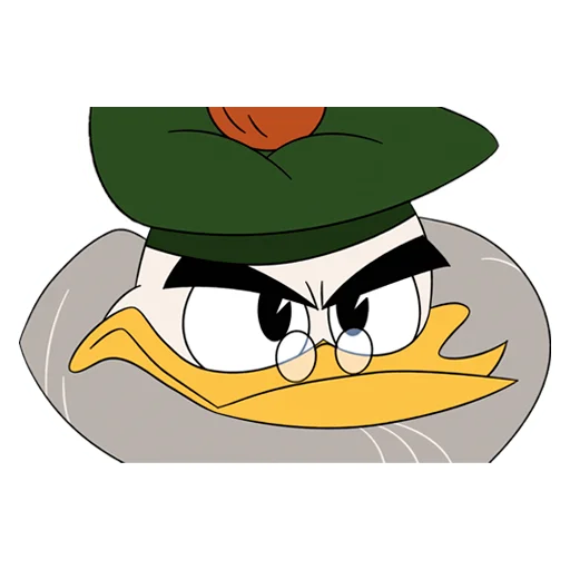 Telegram stiker «Glomgold │ DuckTales │ Утиные Истории» 😕