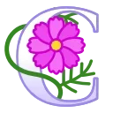 Telegram emoji Flowers Font