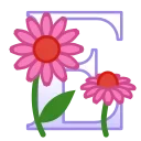 Эмодзи Flowers Font 🔤