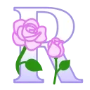 Flowers Font emoji 🌹