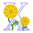 Эмодзи Flowers Font 🌼