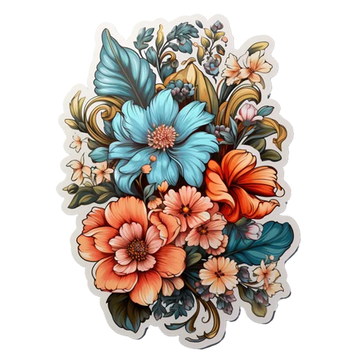 Telegram Sticker «Цветы 8 марта» 🌼