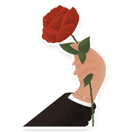 Telegram stiker «flowers» 🌹
