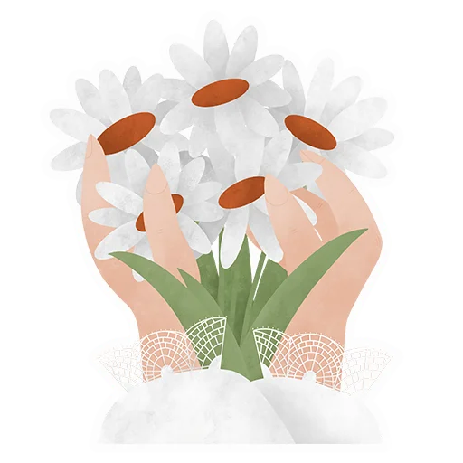 Telegram stiker «flowers» 🌷