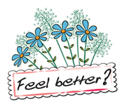 Flowers and greeting card emoji ❓