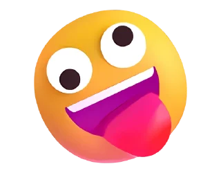 Эмодзи Fluent Emoji #1 🤪