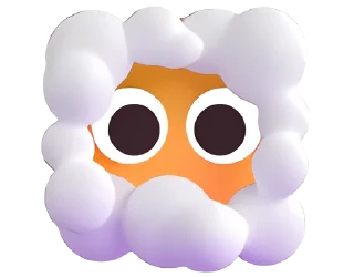 Эмодзи Fluent Emoji #1 😶‍🌫️