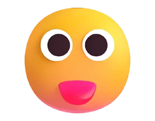 Стікер Fluent Emoji #1 😛