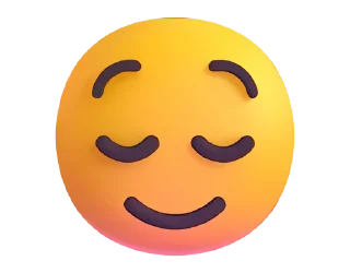 Емодзі Fluent Emoji #2 😌