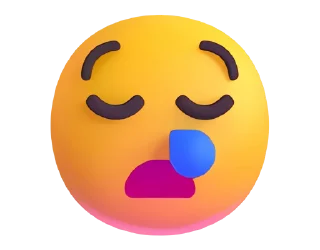 Эмодзи Fluent Emoji #2 😪