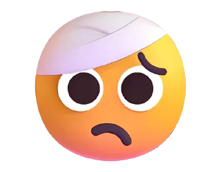 Эмодзи Fluent Emoji #2 🤕