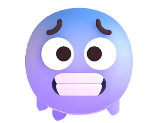 Стикер Fluent Emoji #2 🥶
