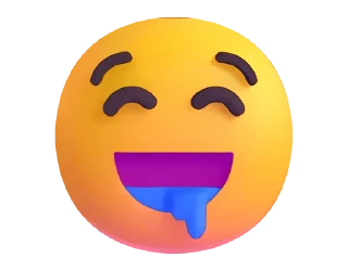 Стикер Fluent Emoji #2 🤤