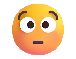 Стикер Fluent Emoji #2 😳