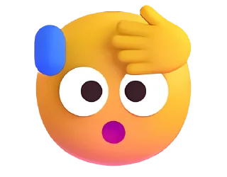Стикер Fluent Emoji #2 😅