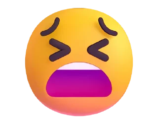 Емодзі Fluent Emoji #3 😫