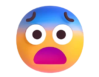 Fluent Emoji #3 emoji 😨