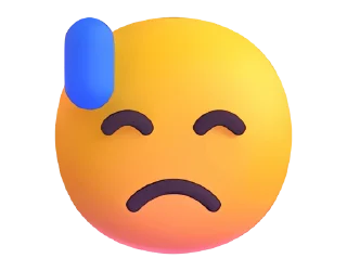 Эмодзи Fluent Emoji #3 😓