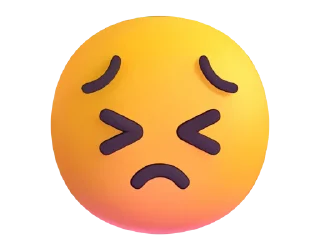 Эмодзи Fluent Emoji #3 😣
