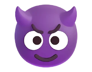 Эмодзи Fluent Emoji #3  😈