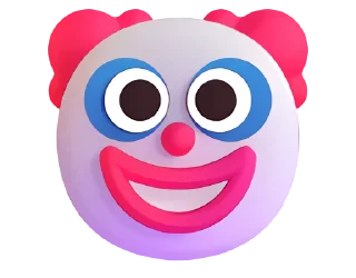 Эмодзи Fluent Emoji #3  🤡