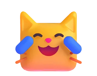 Эмодзи Fluent Emoji #4  😹