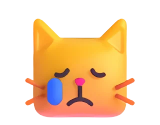 Эмодзи Fluent Emoji #4  😿
