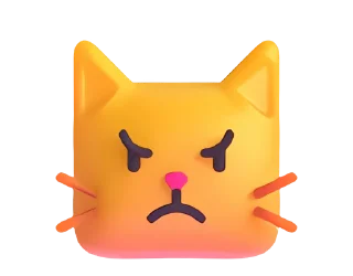 Эмодзи Fluent Emoji #4  😾