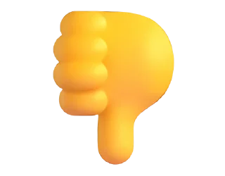 Эмодзи Fluent Emoji #5 👎