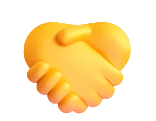 Стикер Fluent Emoji #5  🤝