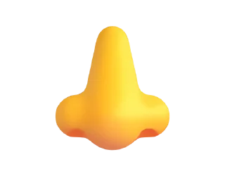 Стикер Fluent Emoji #5  👃