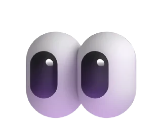 Стикер Fluent Emoji #5  👀
