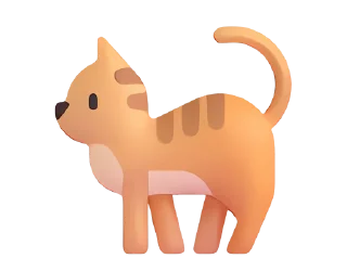 Fluent Emoji #6 emoji 🐈