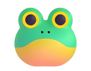 Эмодзи Fluent Emoji #7 🐸