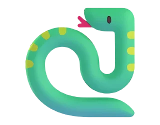 Эмодзи Fluent Emoji #8 🐍