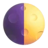 Емодзі Fluent Emoji #4  🌓