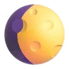 Емодзі Fluent Emoji #4  🌔